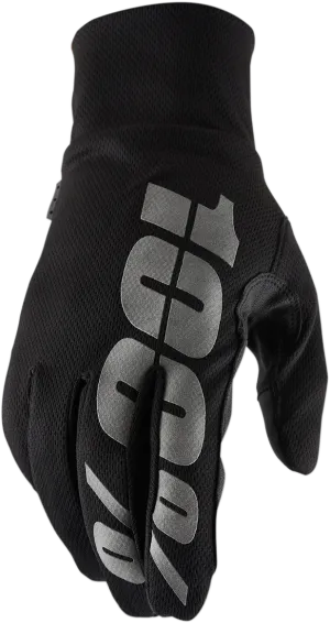 100% Hydromatic Waterproof Gloves - Black - Medium 10017-00001