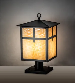 12" Square Seneca Cross Mission Deck Light