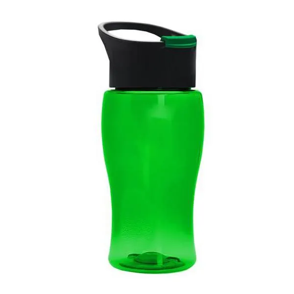 18 Oz. Transparent Bottle - Pop-Up Sip Lid (Q613722)