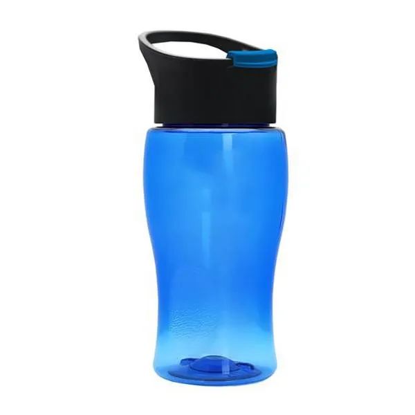 18 Oz. Transparent Bottle - Pop-Up Sip Lid (Q613722)
