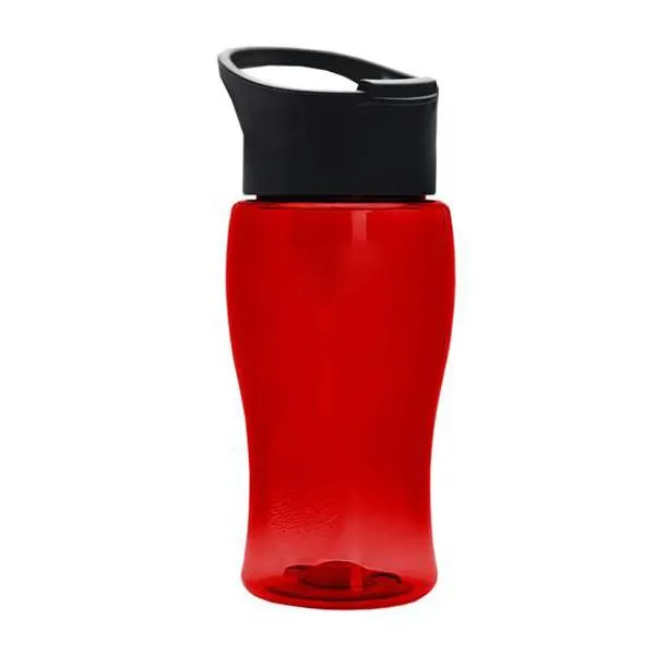 18 Oz. Transparent Bottle - Pop-Up Sip Lid (Q613722)
