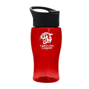 18 Oz. Transparent Bottle - Pop-Up Sip Lid (Q613722)