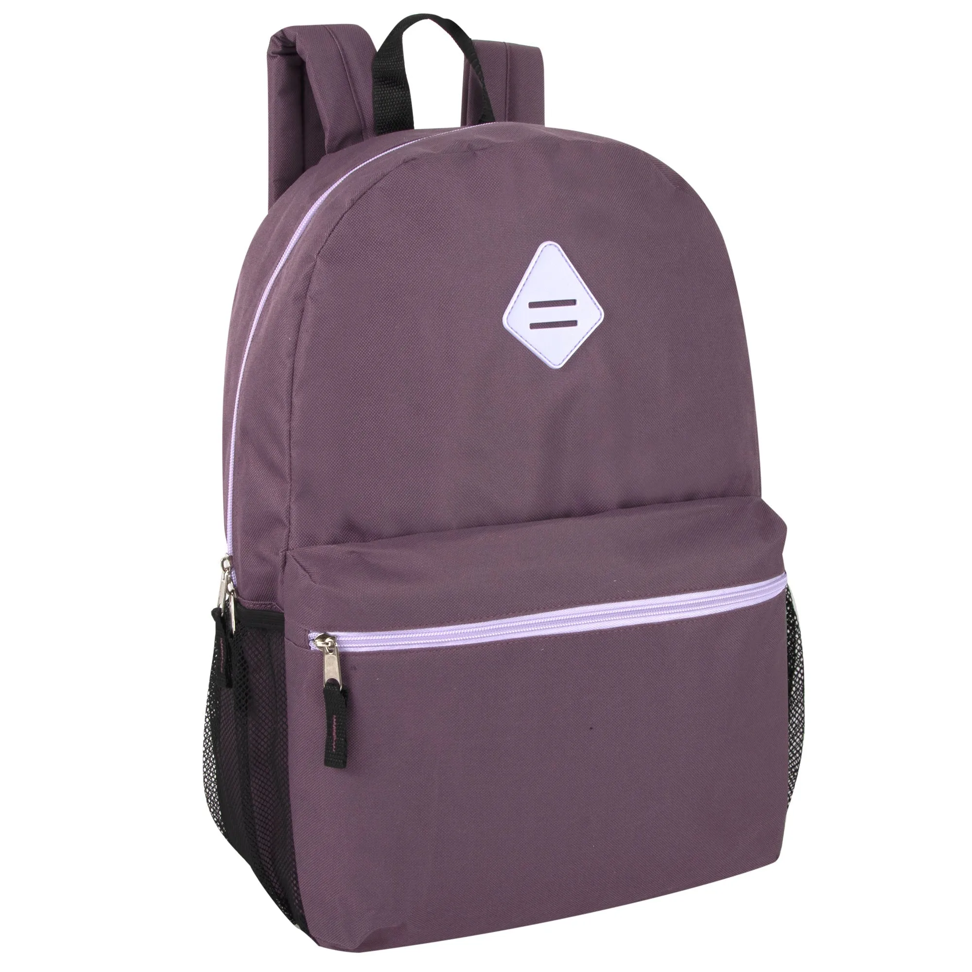 19 Inch Lash Tab Backpack w Side Mesh Pockets - Girls 4-Colors