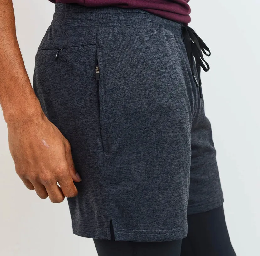 2 in 1 Active Shorts with Fitted Leggings