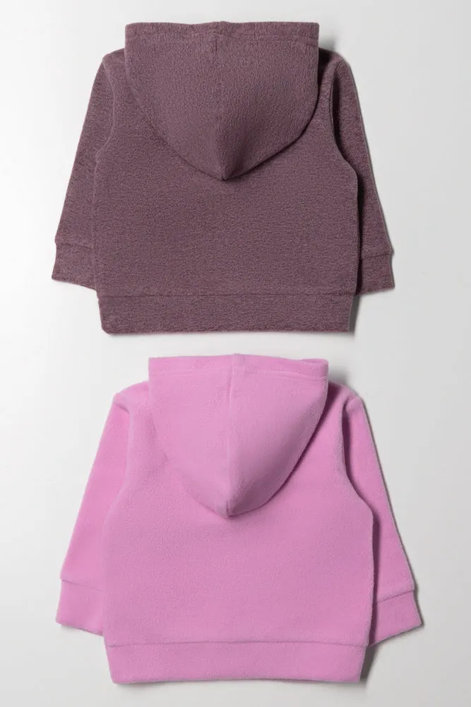 2 Pack Hoodies Purple
