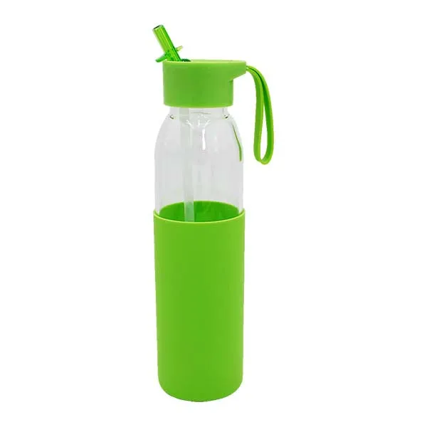 20 Oz. Borosilicate Bottle With Silicone Sleeve (Q575922)