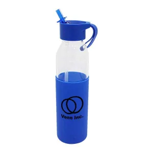 20 Oz. Borosilicate Bottle With Silicone Sleeve (Q575922)