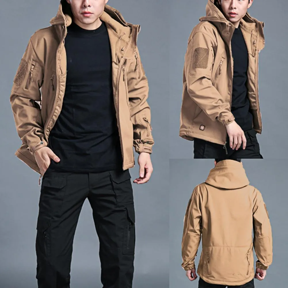 2021men Jacket Spring Autumn New Military Fleece Tactical Thermal