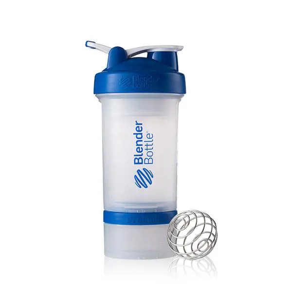 22Oz Blender Bottle Prostak Blue Clear