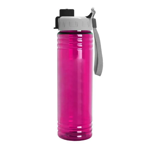 24 Oz. Slim Fit Water Bottles - Quick Snap Lid (Q823722)