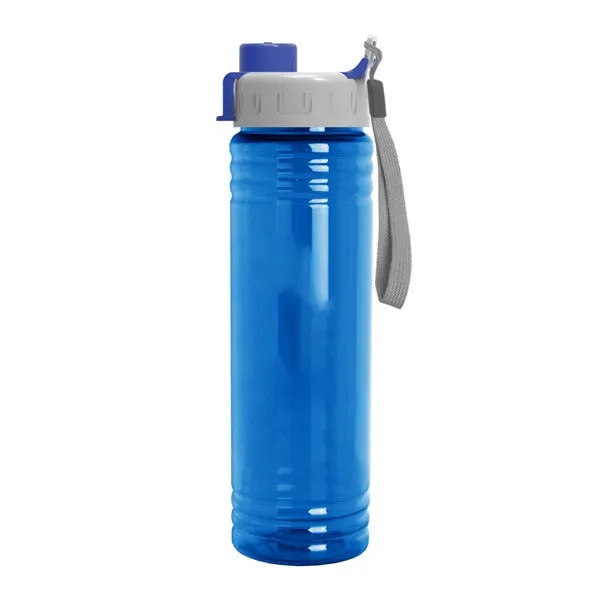 24 Oz. Slim Fit Water Bottles - Quick Snap Lid (Q823722)