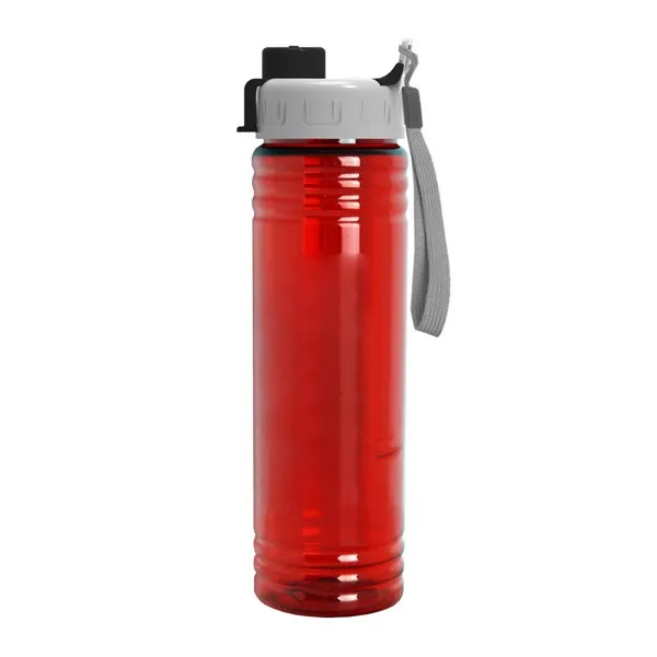 24 Oz. Slim Fit Water Bottles - Quick Snap Lid (Q823722)