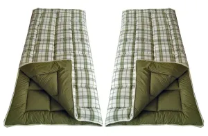 2X 4 Seasons Liberty Super King Size Sleeping Bag 600G/Mゲ Caravan Camping Hiking