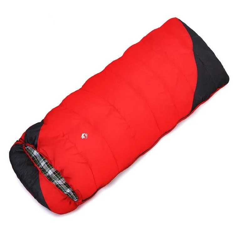 3 Season Durable Waterproof Sleeping Bag With Flannel Inner Lining
