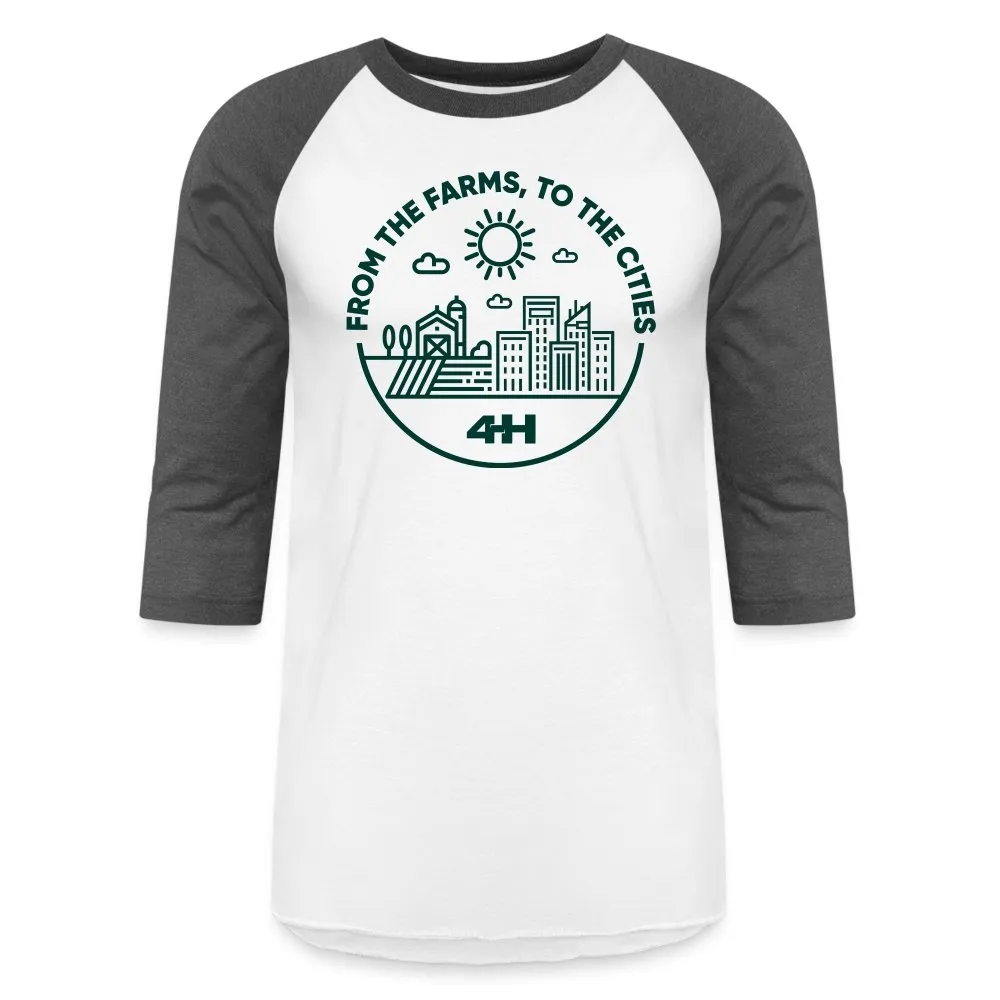 4-H Farm to Cities Baseball T-Shirt