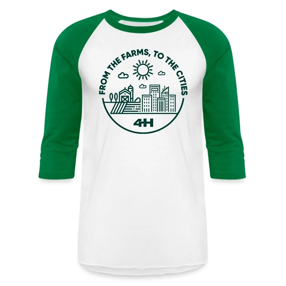 4-H Farm to Cities Baseball T-Shirt