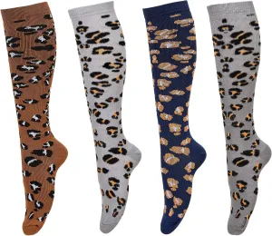 4 Pairs Compression Socks for Women & Men, Support Compression Sock 20-30 mmHg for Nurses, Pregnancy, Flying, Running,Travel