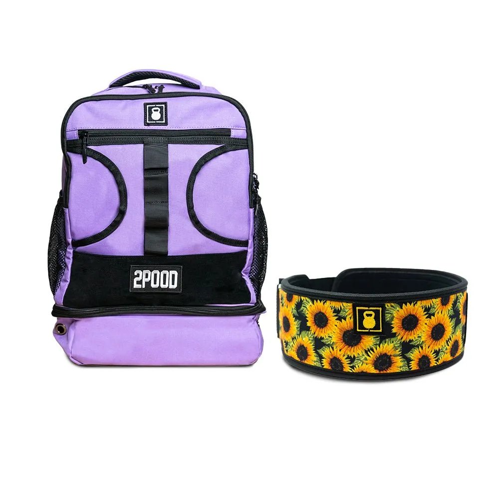 4" Sunflowers Belt & Backpack 3.0 Bundle