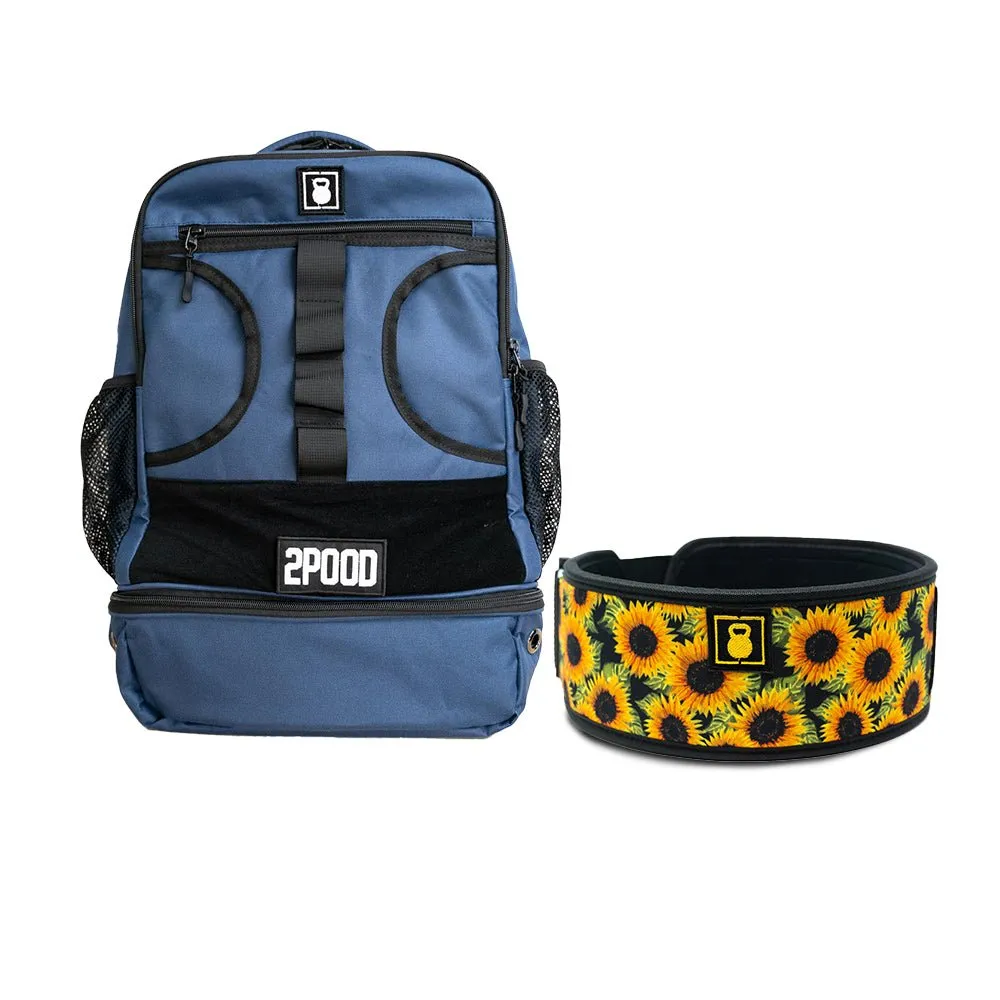 4" Sunflowers Belt & Backpack 3.0 Bundle