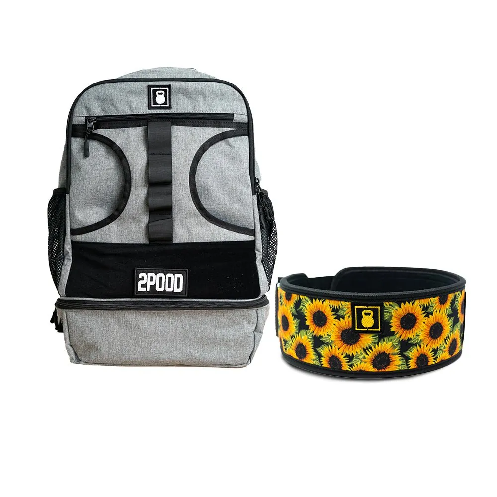 4" Sunflowers Belt & Backpack 3.0 Bundle