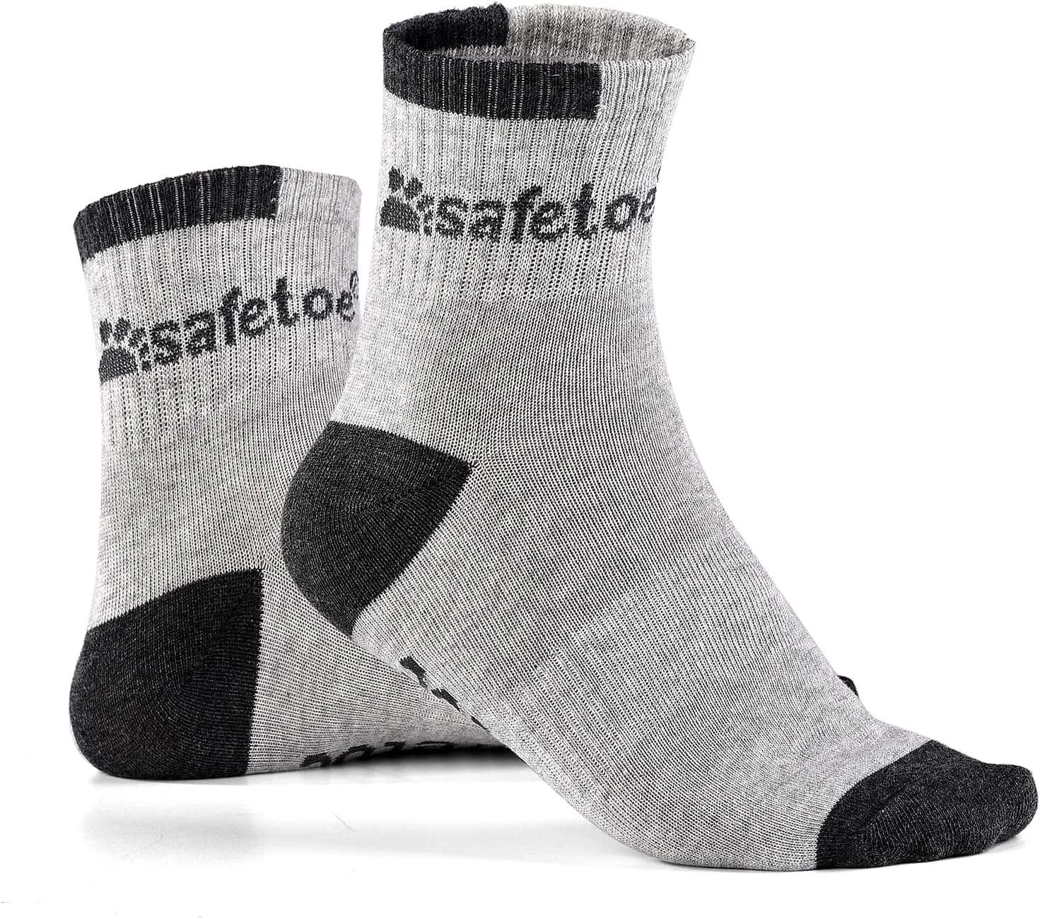 5-Pack Moisture Control Cushioned Compression Work Boots Socks for Men Women Youth