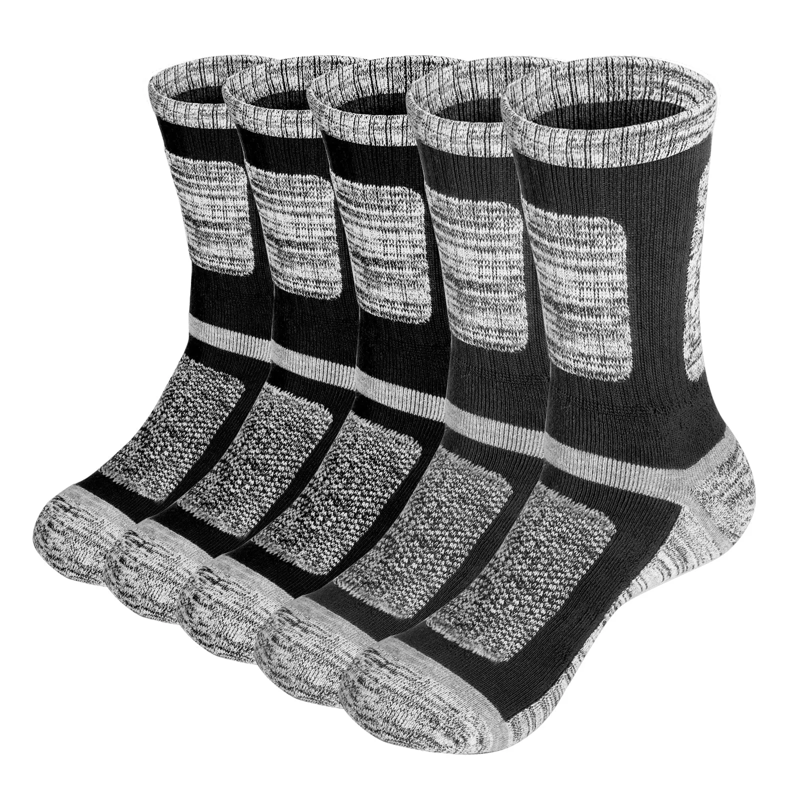 5 Pairs Mens Hiking Socks