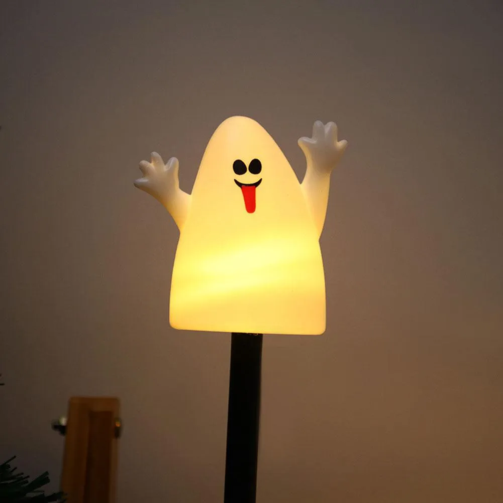 5pcs Solar Halloween Ghost Lights | Spooky Garden Horror Decor | Halloween Party Atmosphere