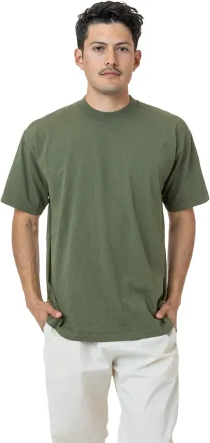 6.5oz Garment Dye Crew Neck T-Shirt, Durable USA Cotton