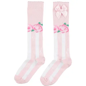 A DEE - Fi Fi Rose Knee High Sock - Pink