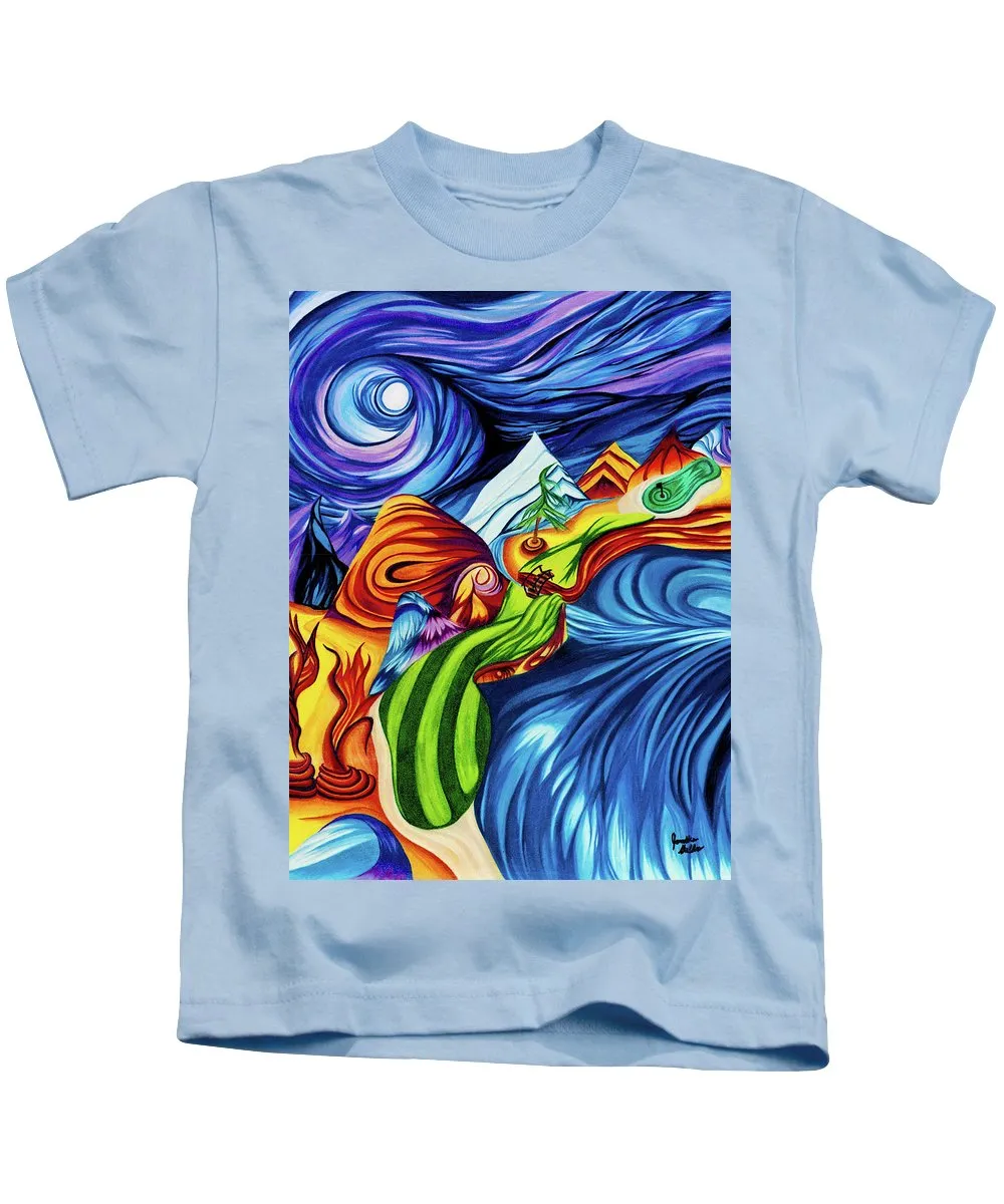 Abstract Golf Hole - Kids T-Shirt