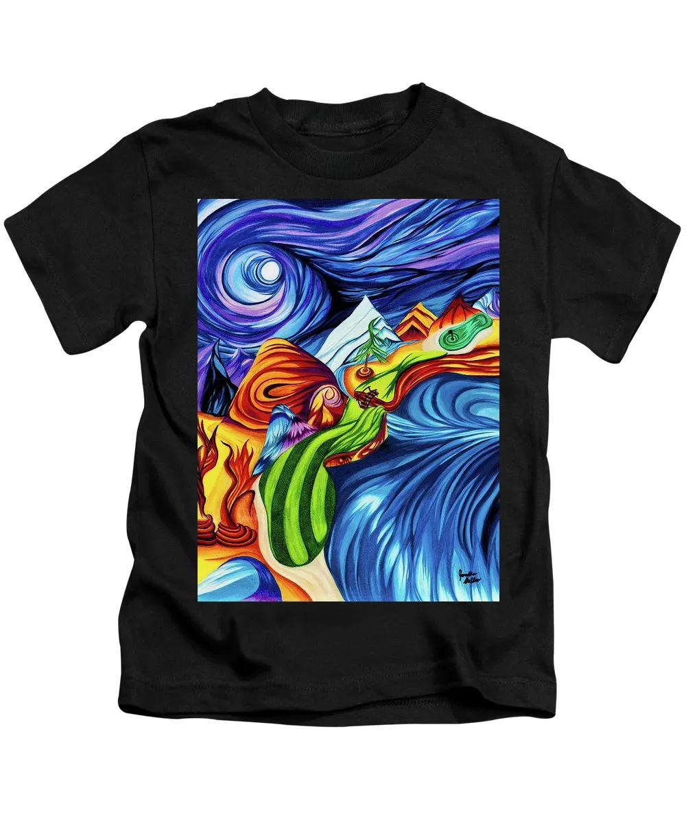 Abstract Golf Hole - Kids T-Shirt