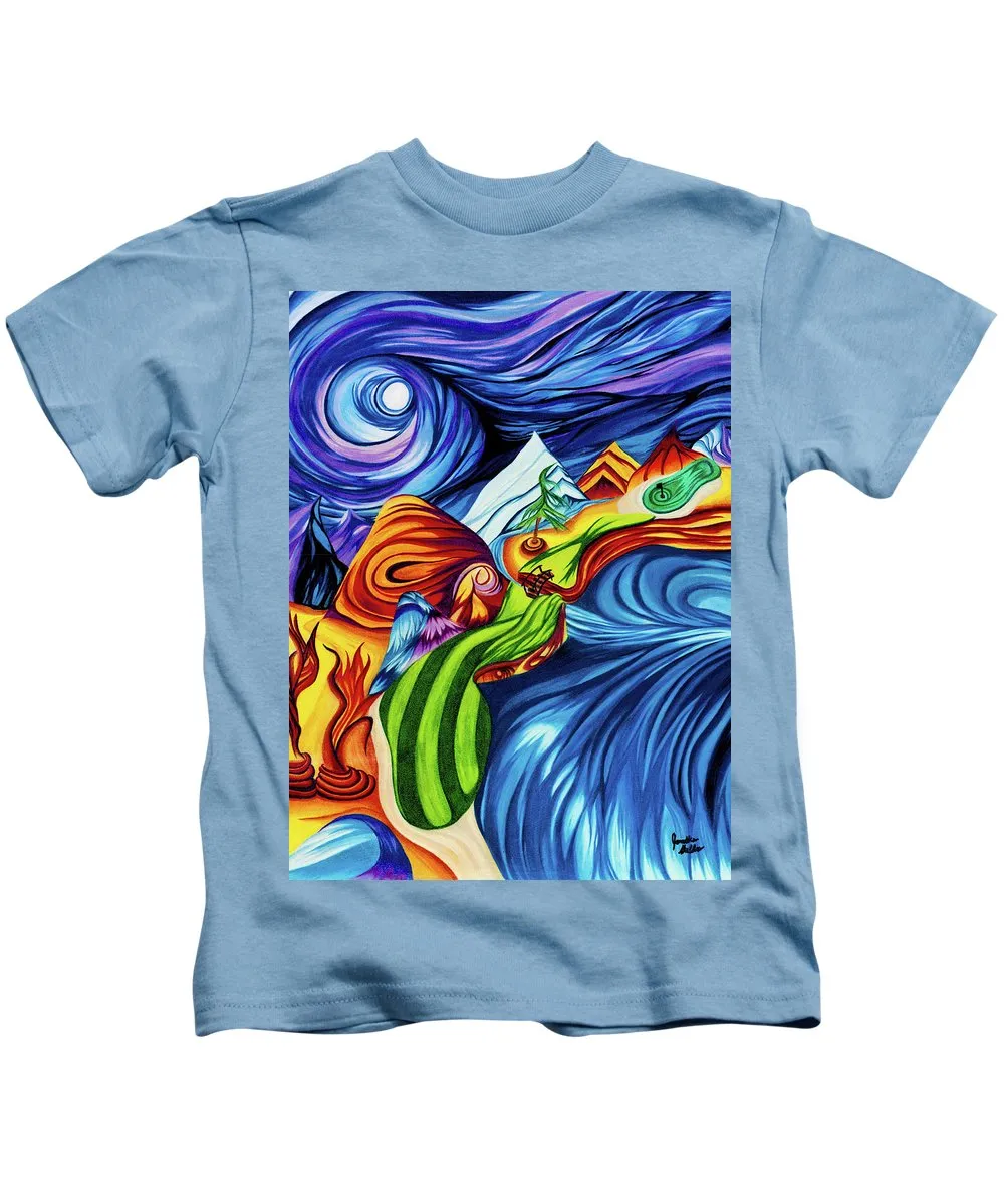 Abstract Golf Hole - Kids T-Shirt