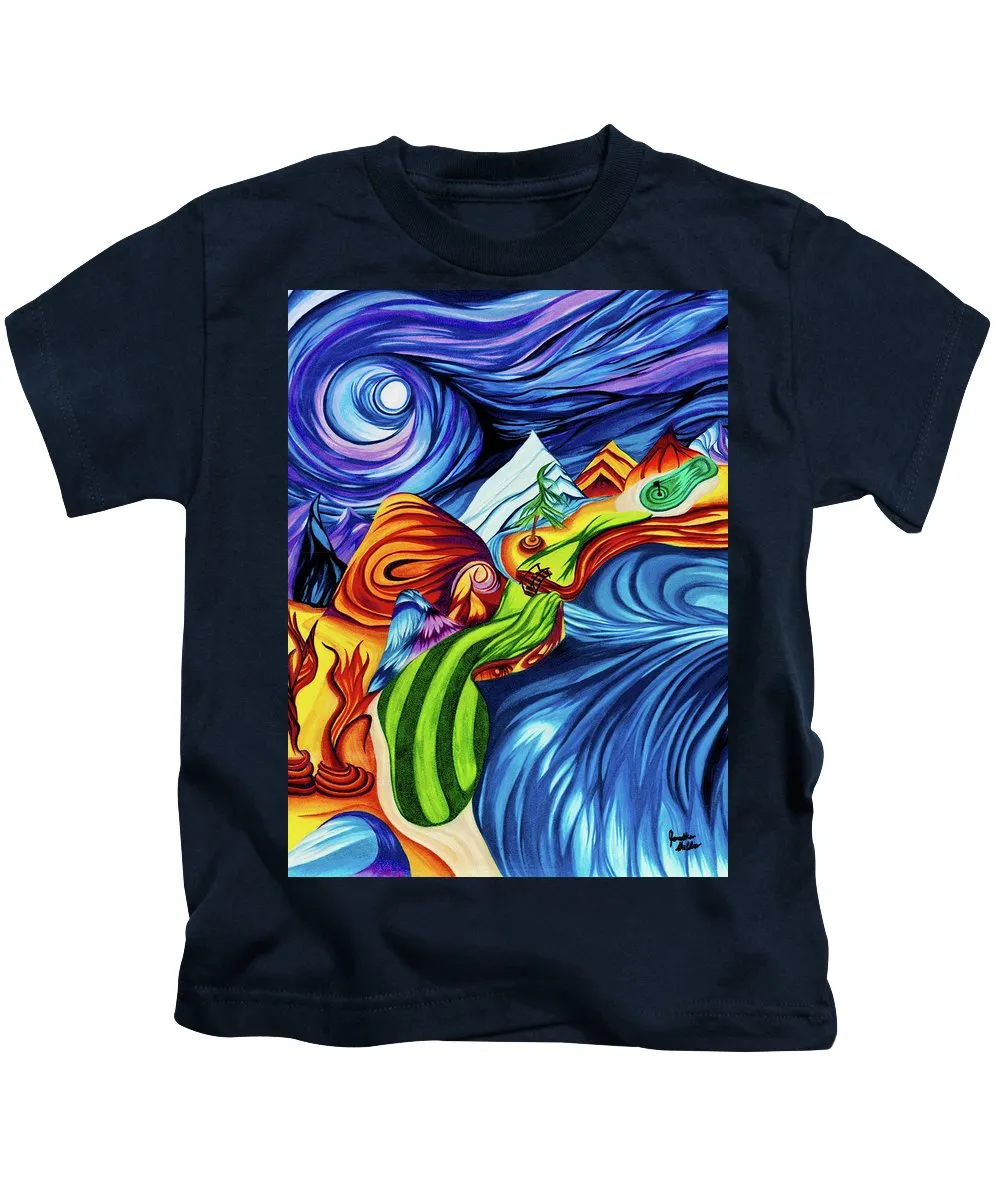 Abstract Golf Hole - Kids T-Shirt