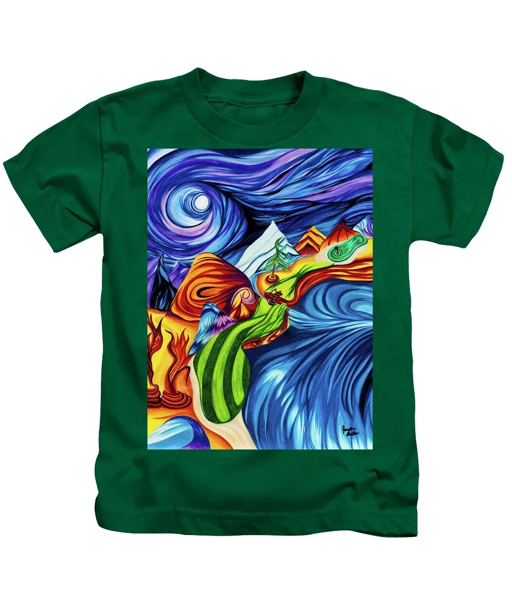 Abstract Golf Hole - Kids T-Shirt