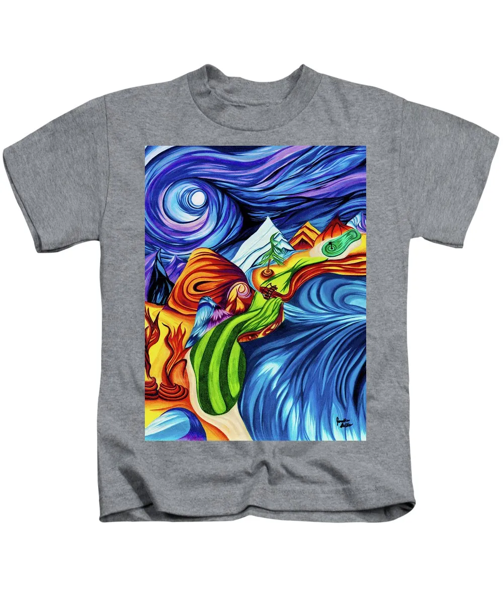 Abstract Golf Hole - Kids T-Shirt
