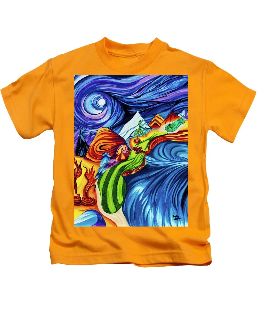 Abstract Golf Hole - Kids T-Shirt