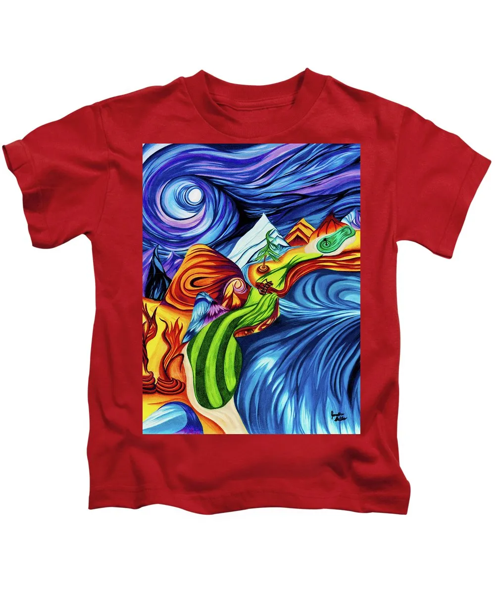Abstract Golf Hole - Kids T-Shirt