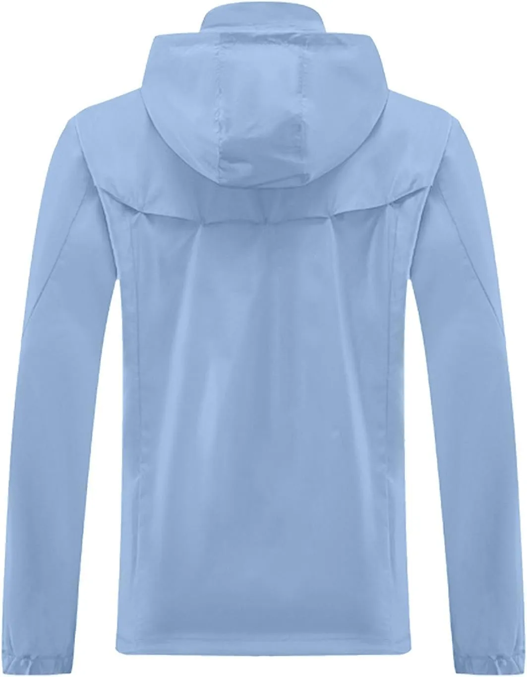 ADHOWBEW Mens Lightweight Jackets Windbreaker, Lightweight Work Poncho Hooded Outerwear