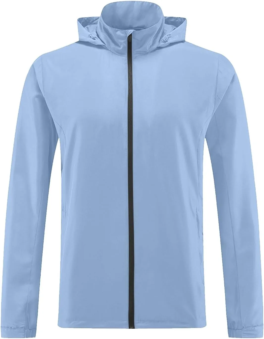 ADHOWBEW Mens Lightweight Jackets Windbreaker, Lightweight Work Poncho Hooded Outerwear