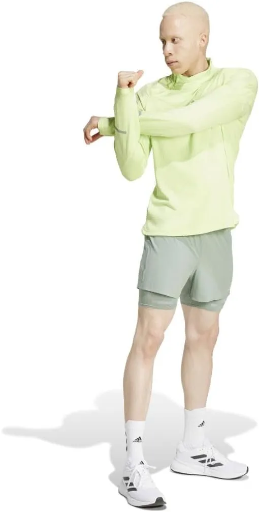 adidas Men's Ultimate Running Reflective Two-in-One Shorts