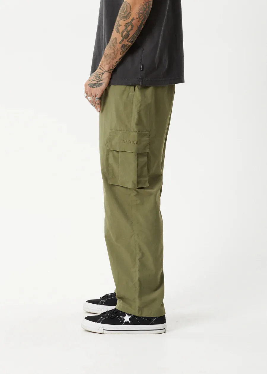 Afends Badlands Cargo Pant - Military