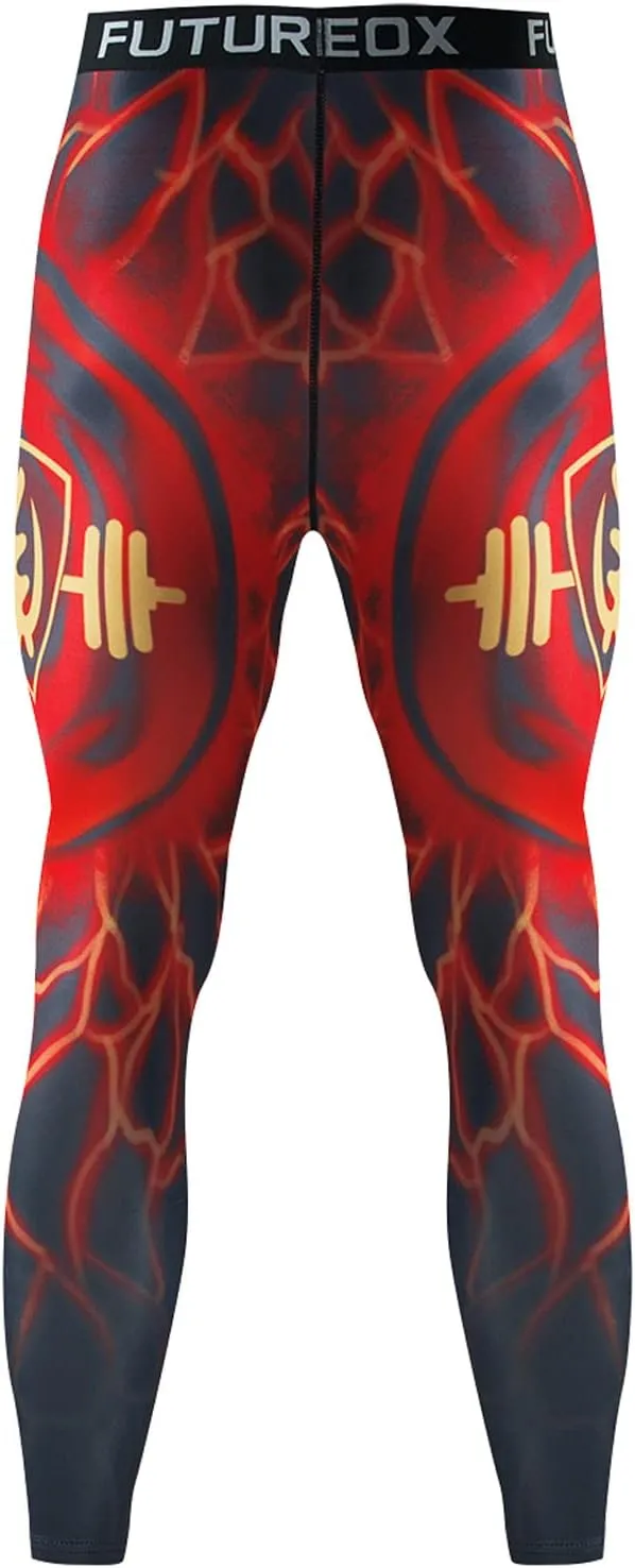 aihihe Leggings for Mens Compression Yoga Legging Men Gym Tights Compression Pants for Men Workout Leggings Tights Underwear