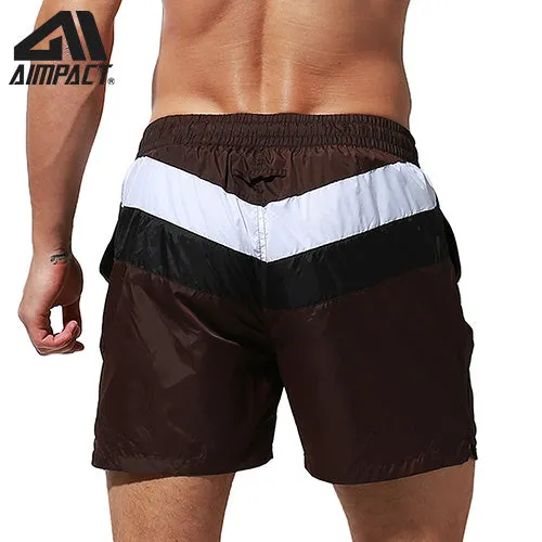 AIMPACT mens summer Fitness Shorts men's jogger cansual Knee length Shorts bodybuilding quick Dry Workout Beach sportwears