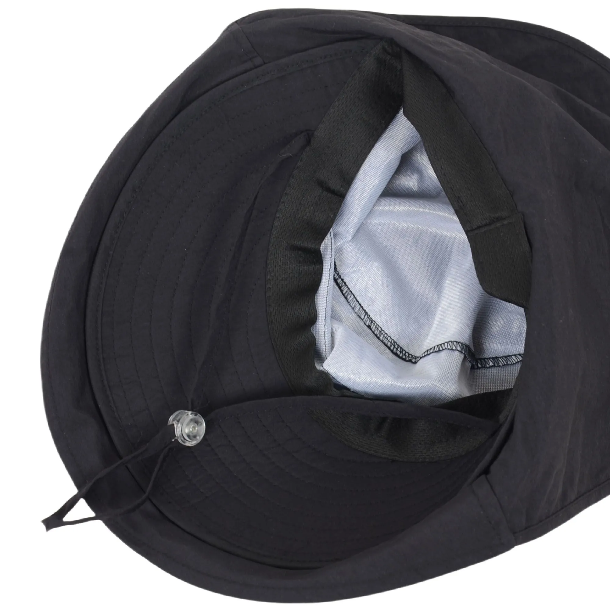Alilang Womens Sun Hat Wide Brim Bucket Hats with Neck Flap and Ponytail Hole for Summer Beach Fishing Hiking