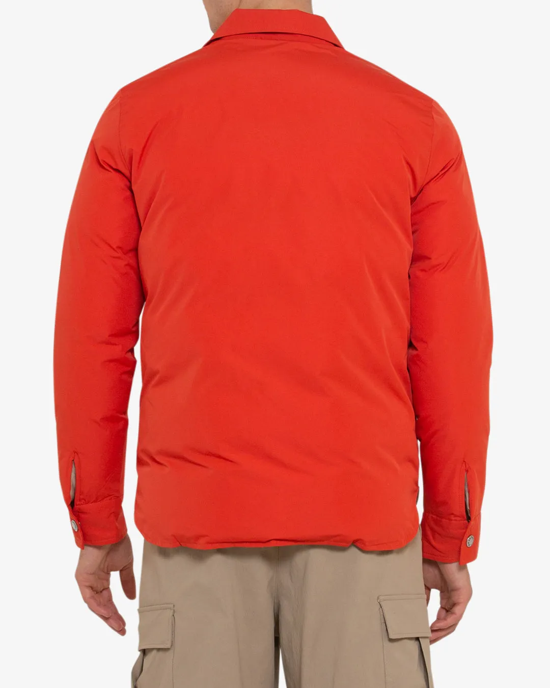 Alpine Padded Overshirt - Red Clay