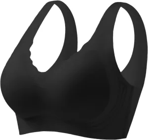 Anti-Sagging Wireless Push Up Seamless Bra Cold Thin Breathable Bras No Underwire Plus Size Running Soft Bralettes