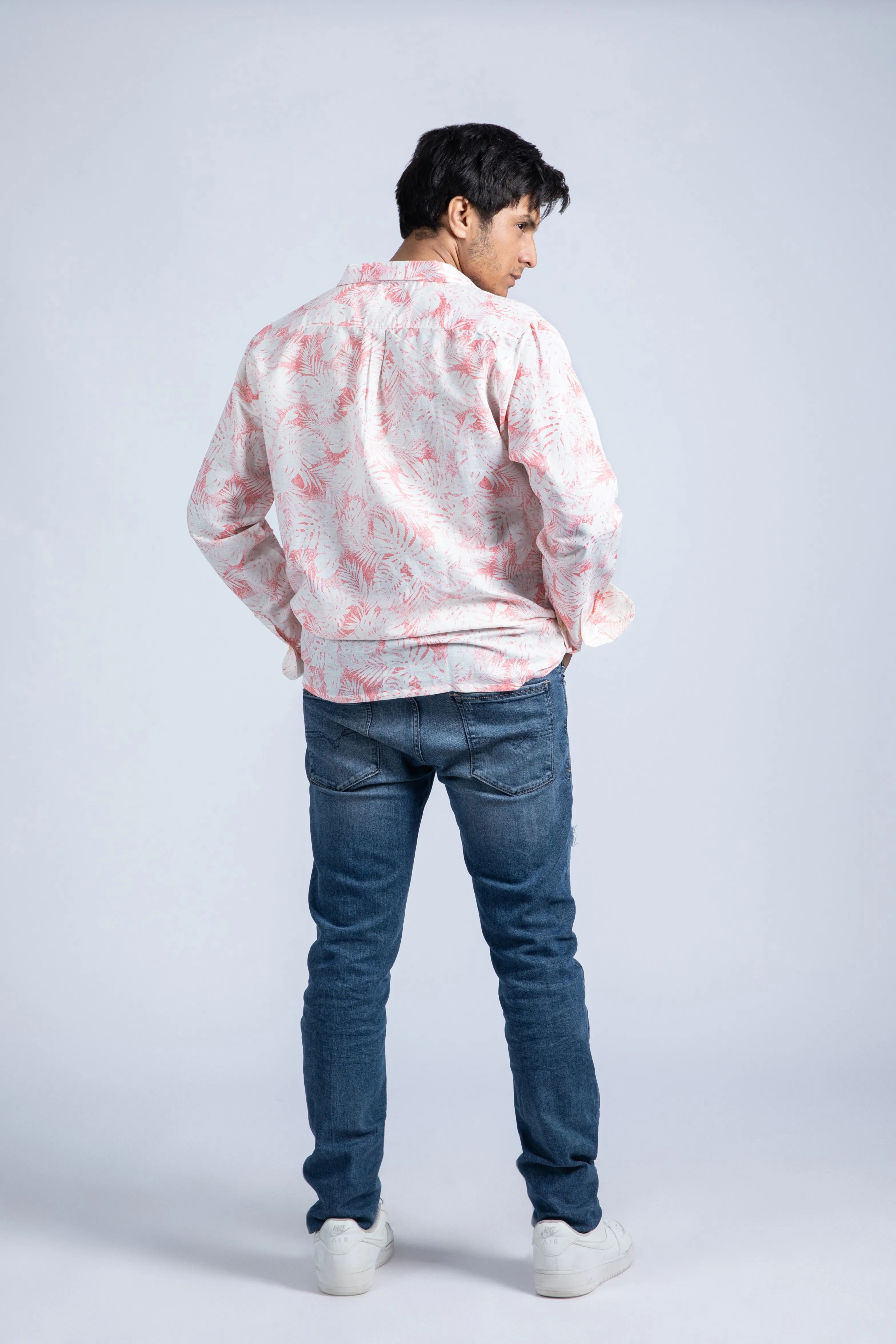 AOP Leaf Printed Shirt