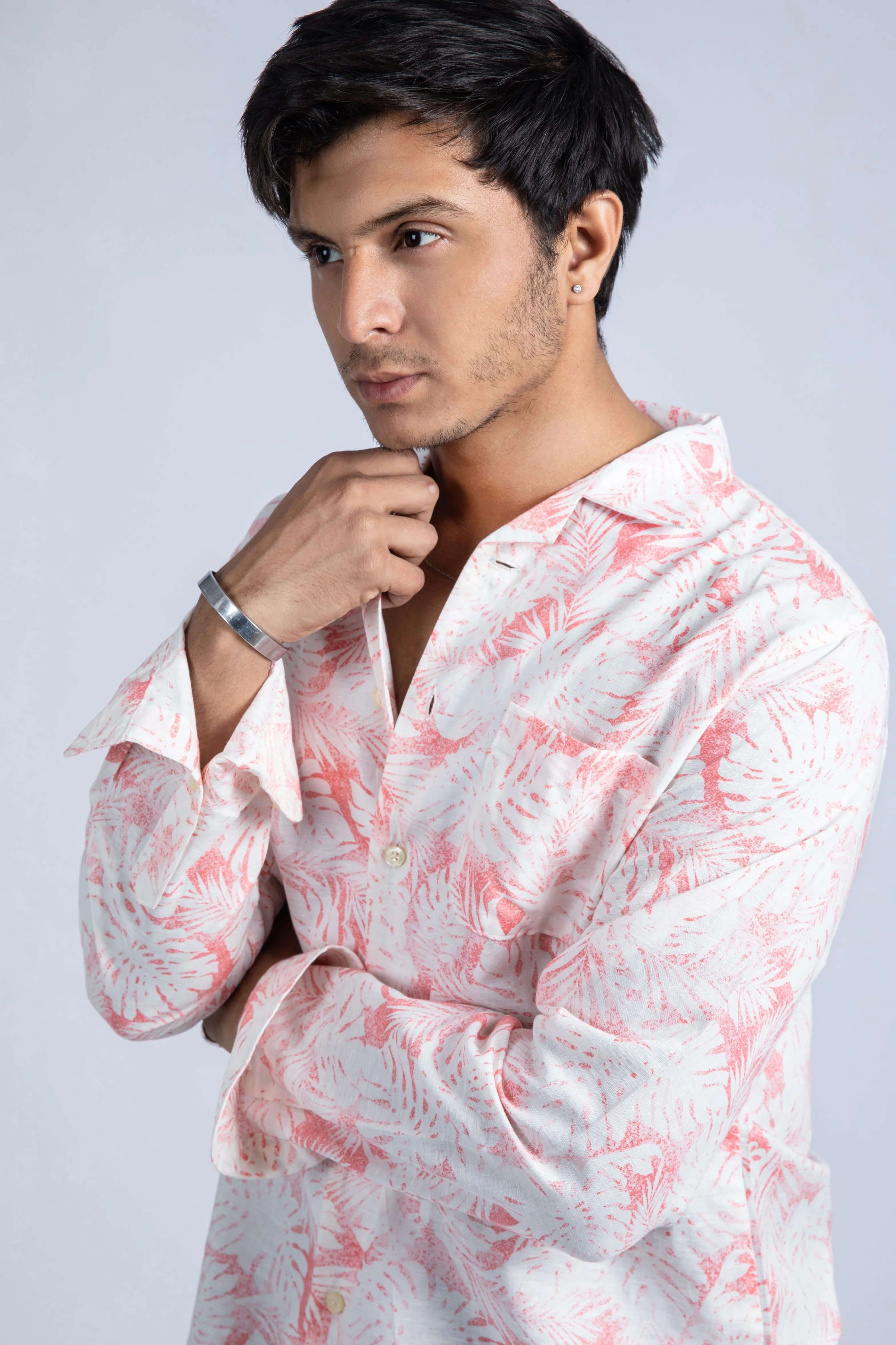 AOP Leaf Printed Shirt