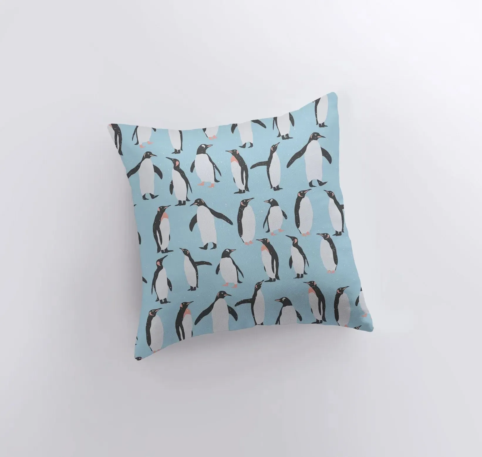 Arctic Penguin | Purple Pillow Cover | Home Décor | Throw Pillow | Christmas Pillow | Modern Home Decor | Unique Home Decor