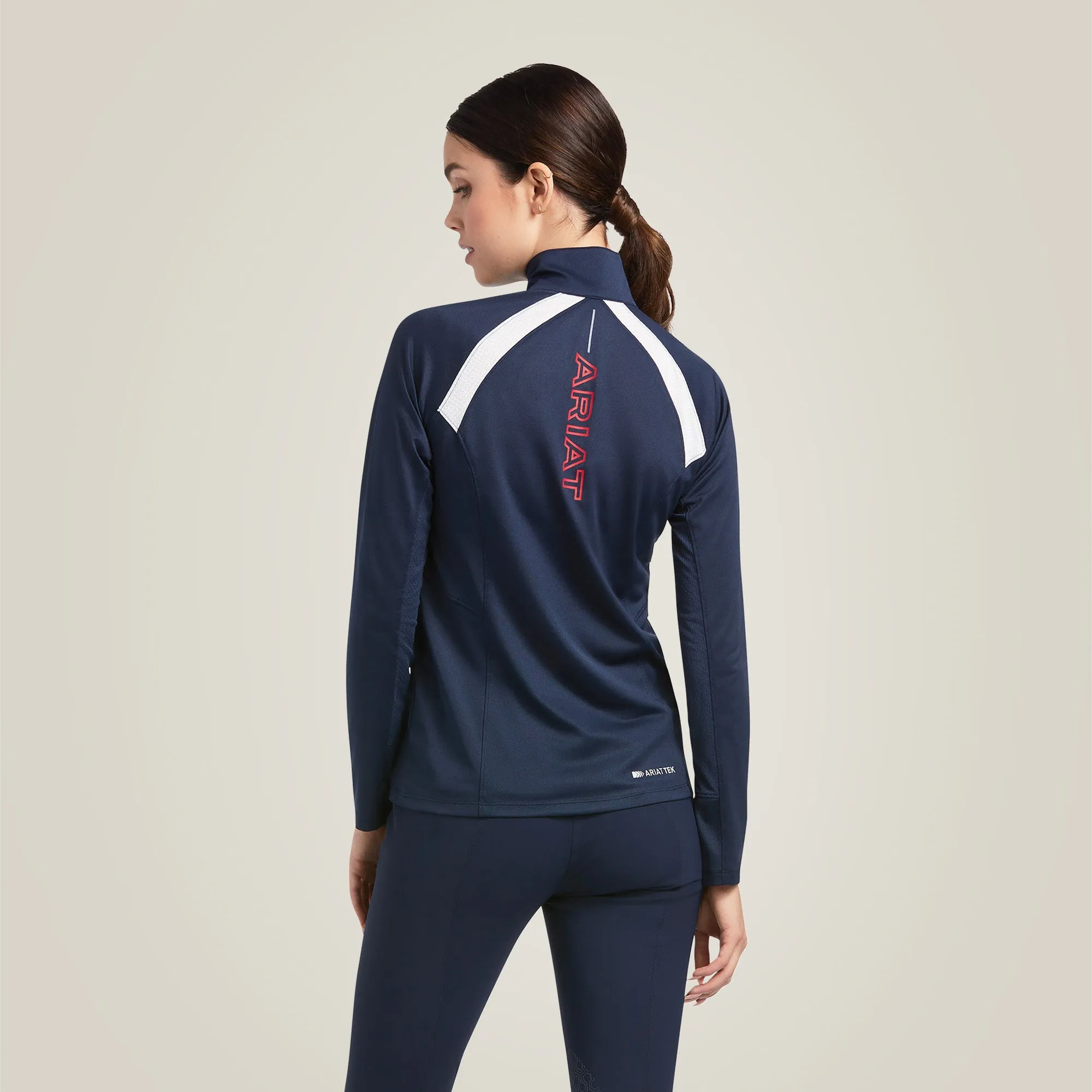 Ariat Women's Sunstopper 2.0 1/4 Zip Baselayer Team